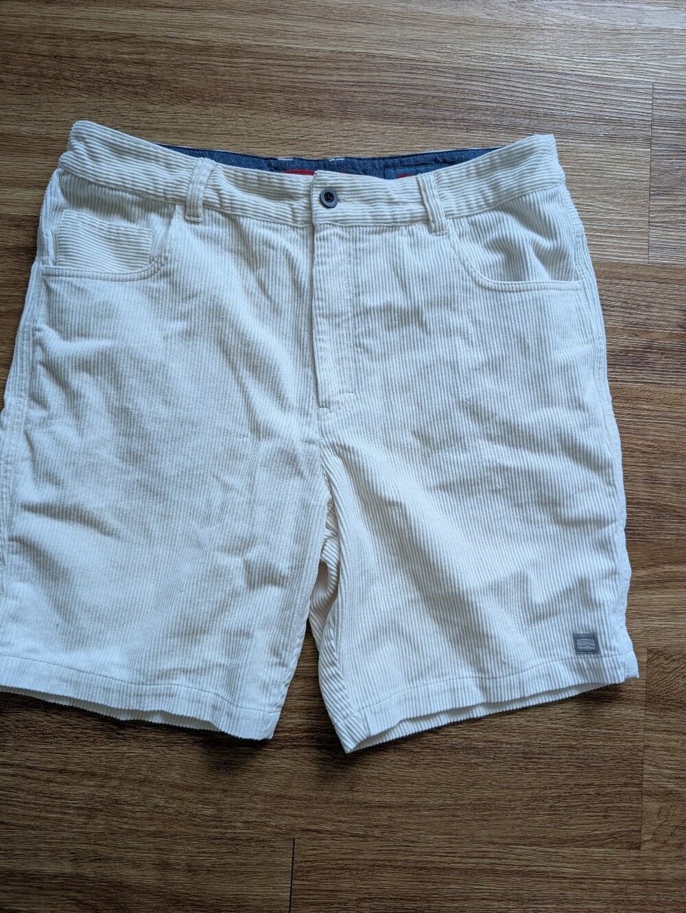 COVA Men's Cream Corduroy Shorts - Classic Casual Style